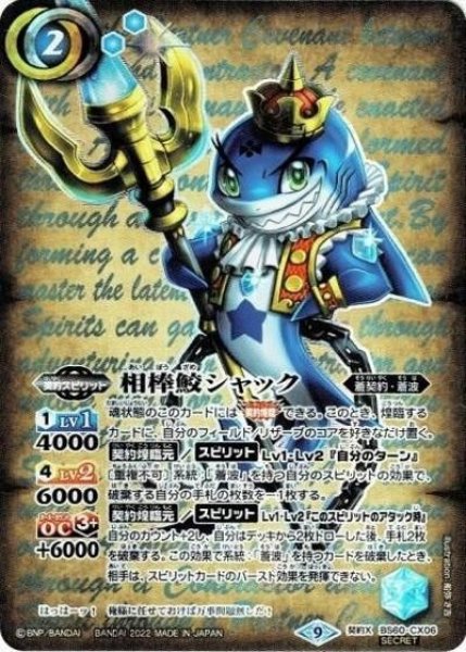 相棒鮫シャック（BS60 BS60-CX06 SEC-契約X） 状態A